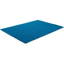 OTTO home Karchau Wollteppich 40 x 60 cm Blau