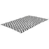 Bo-Camp Wave Chillmatte, Gr. M, schwarz/weiß