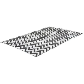 Bo-Camp Wave Chillmatte, Gr. M, schwarz/weiß