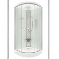 AcquaVapore Duschkabine Fertigdusche Dusche Komplettkabine D10-20M0 100x100 cm ohne 2k Scheiben Versiegelung