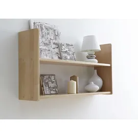 TICAA Wandregal 90 x 45 x 20 cm Buche