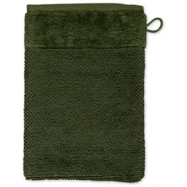 Möve Bamboo Luxe Waschhandschuh 15 x 20 cm olive