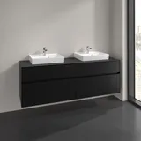 Villeroy & Boch Waschtischunterschrank 160 x 54,8 x 50 cm Schwarz
