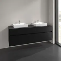 Villeroy & Boch Waschtischunterschrank 160 x 54,8 x 50 cm Schwarz