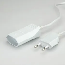 Bachmann 233.286 Strom Verlängerungskabel 2.5 A Weiß 5.00 m