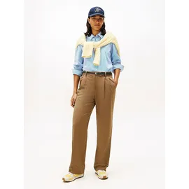 Tommy Hilfiger Hemdbluse ESS POPLIN REGULAR SHIRT Blau 36