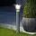 LINDBY Solarleuchte Edelstahl 66 cm 1er Set grau