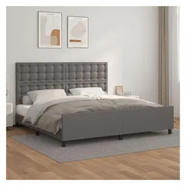 vidaXL Bettgestell 200 x 200 cm Grau
