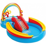 Intex Aufblasbarer Pool Rainbow Ring Play Center 297x193x135cm 57453NP