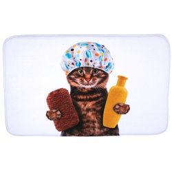 Sanilo Badteppich »Shower Cat«, braun, Polyester