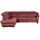 HIMOLLA Ecksofa Leder 9707 ¦ rot ¦ Maße (cm): B: 275 H: 84 T: 245.0