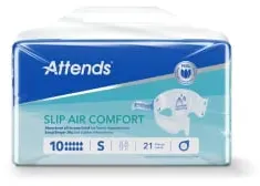 Attends Slip Air Comfort 10 Inkontinenzslips, saugfähig 213742 , 1 Packung = 21 Stück, Größe S (Umfang 50-85 cm)