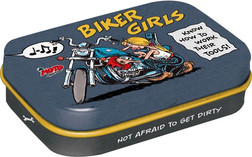 MOTOmania Biker Girls ..., boîte de bonbons - 6 cm x 2 cm x 4 cm