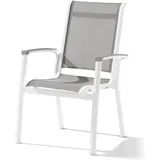 Sieger Sieger, Calvi Stapelsessel Aluminium/Textilene - Weiß