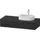 Duravit Zencha Konsolenwaschtischunterbau, 1300x550mm, 2 Auszüge, 1 Ausschnitt rechts, ZE4817016800000, Farbe: Front: Eiche schwarz