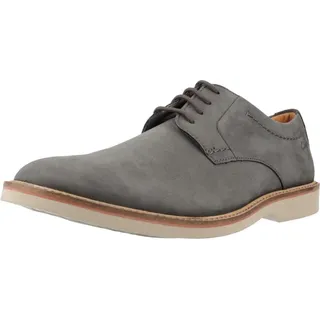 CLARKS Herren Atticus Ltlace Oxford, Dark Grey Nubuck, 43