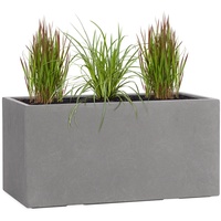 Pflanzwerk Pflanzwerk® Pflanzkübel Tub 40 cm x 80 cm x 40 cm Grau