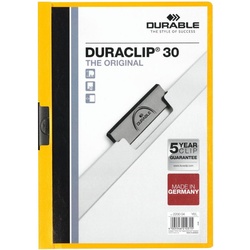 Durable, Mappe, Duraclip 30 PVC Gelb Präsentations-Mappe (A4)