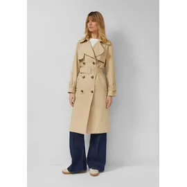 s.Oliver Regular Fit Trenchcoat aus Baumwoll-Lyocell-Mix, beige 34