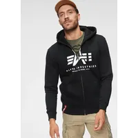 Alpha Industries Basic Zip Hoody schwarz