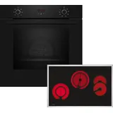 Neff BX38B0 (T18SDH9L0,B1CCC0AK3) Backofen-Set 5Heizarten LED-Display Elektrokochfeld 80cm