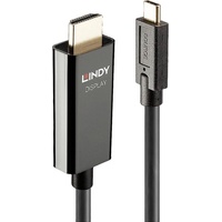 Lindy Anschlusskabel USB-C® Stecker, HDMI-A Stecker 5.00m Schwarz 43315 USB-C®-Displaykabel