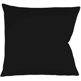 fleuresse Uni Colours, Baumwolle, schwarz 50 x 50