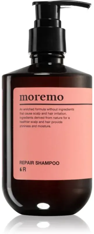 moremo Repair Shampoo R tiefenwirksames regenerierendes Shampoo für beschädigtes und brüchiges Haar 300 ml