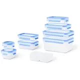 Emsa Clip & Close 9tlg. Kunststoff Blau
