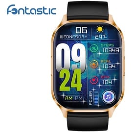 Fontastic Mento AMOLED Smartwatch mit 2.01“ Display gold