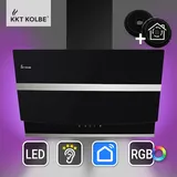 KKT KOLBE Dunstabzugshaube 80cm Kopffrei Wandhaube Schräghaube schwarz SmartHome