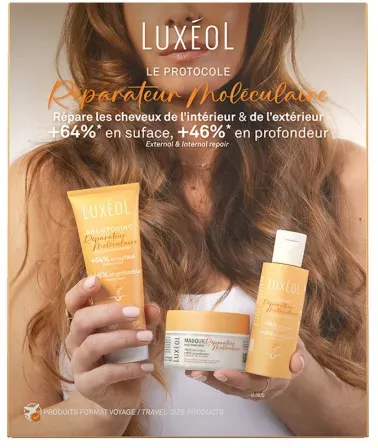Luxéol Geschenkset Molekulares Reparatur-Protokoll Reise 3 Produkte