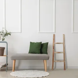 Relaxdays Dekoleiter 90 x 30 cm Braun