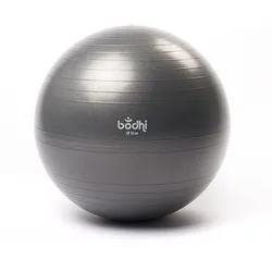 Gymnastikball (platzsicher). anthrazit kohlengrau 65 CM