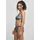 URBAN CLASSICS Lace Up Tie Dye Bikini Black / White S