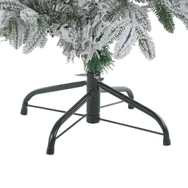 Beliani Weihnachtsbaum 210 cm Weiß