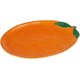 BUTLERS Deko-Teller Dunkelorange, | Gr.: onesize