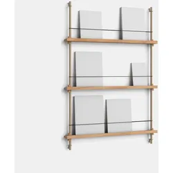 Magazin Regal – MS.115.1 - Eiche natur | Grau