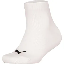 Puma Kinder Quarter Socken, 3er Pack - Plain Quarter 3P, Logos, einfarbig Schwarz/Weiß/Grau 27-30