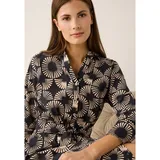 More & More Hemdblusenkleid Print Beige/Schwarz 40