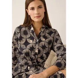 More & More Hemdblusenkleid Print Beige/Schwarz 40