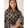 More & More Hemdblusenkleid Print Beige/Schwarz 40