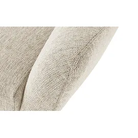 Soho Ohrensessel Jolyn Flachgewebe 87 x 100 x 86 cm Beige