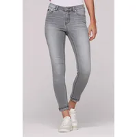Soccx Damen Jeans MI:RA Slim Fit Light Grey Random