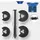 BRILLIANT TOOLS Teleskop-Innenfederspanner-Satz, 5-tlg