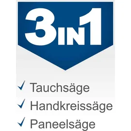 SCHEPPACH Tauchsäge PL55 inkl. Führungsschiene + Sägeblatt