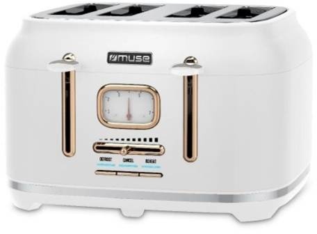 Preisvergleich Produktbild Muse MS-131W Toaster Weiß