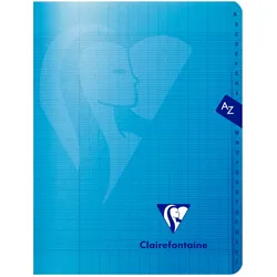 Clairefontaine 10x Registerbuch A-Z Mimesys, geheftet, 17x22 cm, 48 Bl 90g, französische Lineatur Seyès, Einband aus Polypropylen - Sortiert 303748C