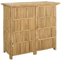 vidaXL Bartisch 115 x 55 x 105 cm Natur/Braun