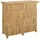 vidaXL Bartisch 115 x 55 x 105 cm Natur/Braun